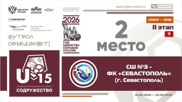 #результатыU15 Серебро второго этапа турнира Объединённого чемпионата по футболу «Содружество» среди юношей 2011-2012 годов рождения достается СШ №3-ФК «Севастополь» (г. Севастополь)!
