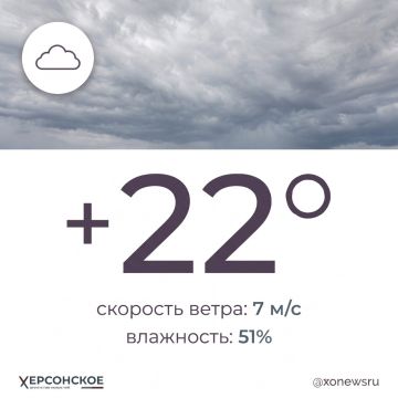 Облачный, но сравнительно теплый день ожидается в Херсонской области в понедельник, 28 сентября