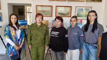 В Херсонской области прошел конкурс рисунков "Вместе с Россией, глазами молодежи", приуроченный ко Дню воссоединения новых регионов с Россией