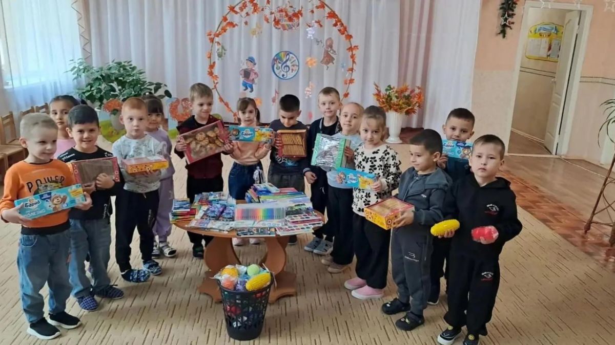 Каневской район Краснодарского края отправил гуманитарную помощь ребятам из детского сада Херсонской области