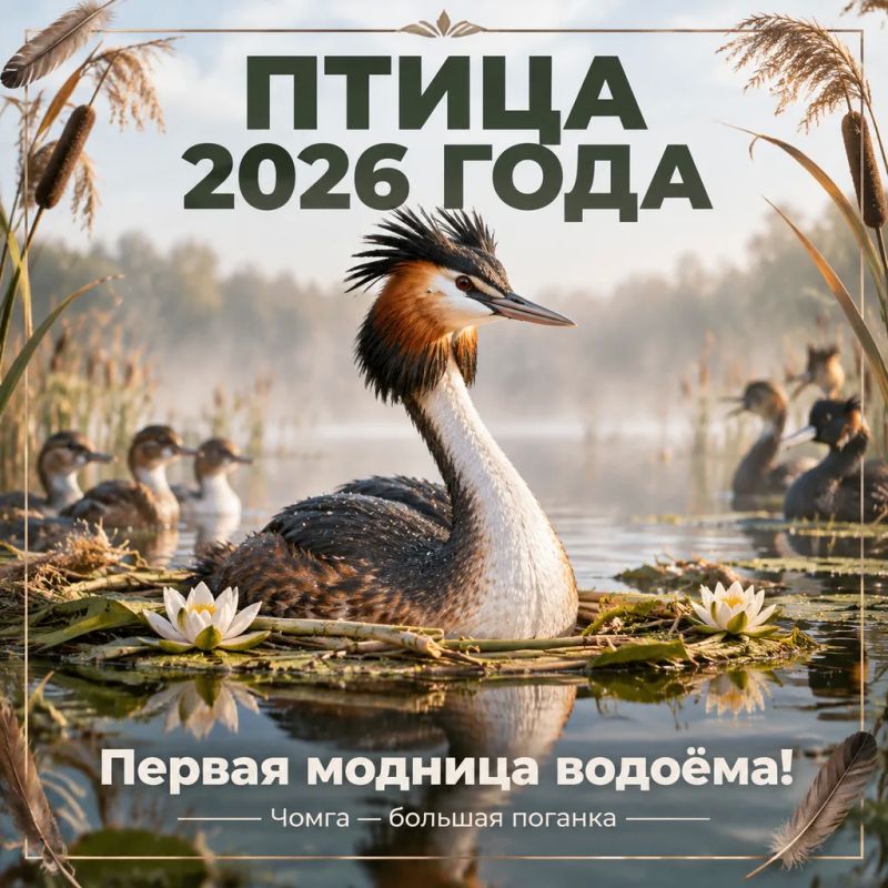 Кто это так эффектно появился на водоёме?