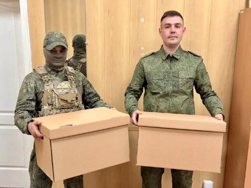 Офицеры СК России передали гуманитарную помощь военнослужащим на Херсонском направлении