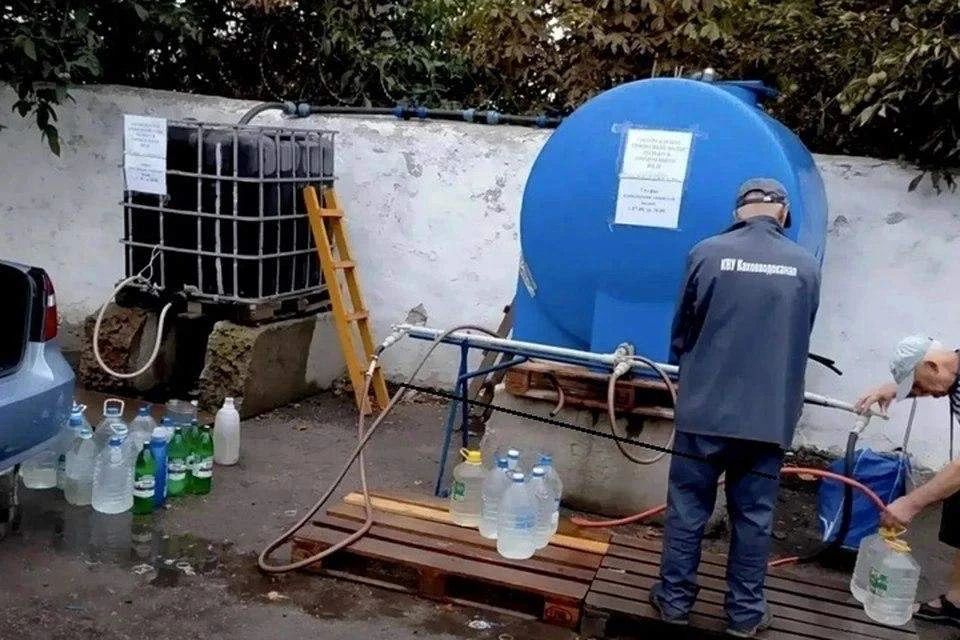 В Каховке ввели новый график подачи воды с помощью генераторов