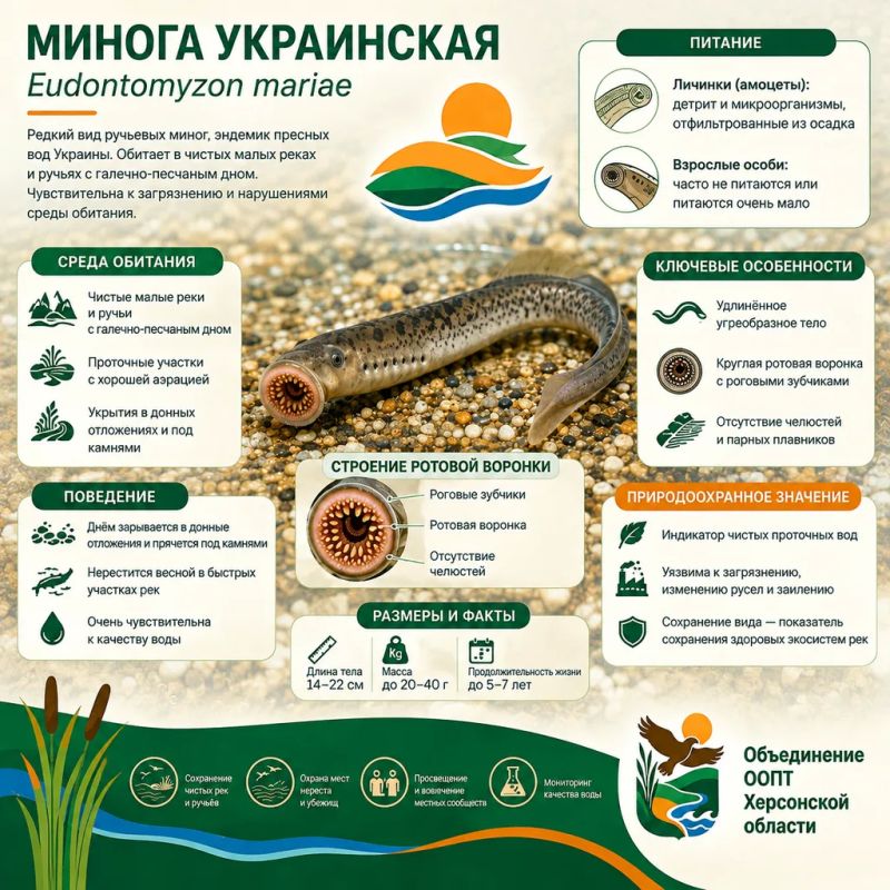 Минога: несколько лет в иле – и один шанс оставить потомство