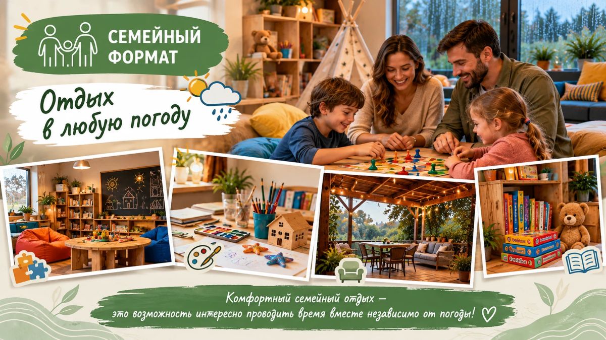 СЕМЕЙНЫЙ ФОРМАТ | Отдых в любую погоду