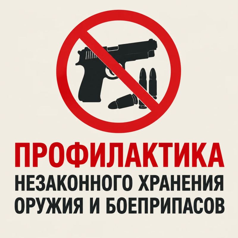 Профилактика незаконного хранения оружия и боеприпасов