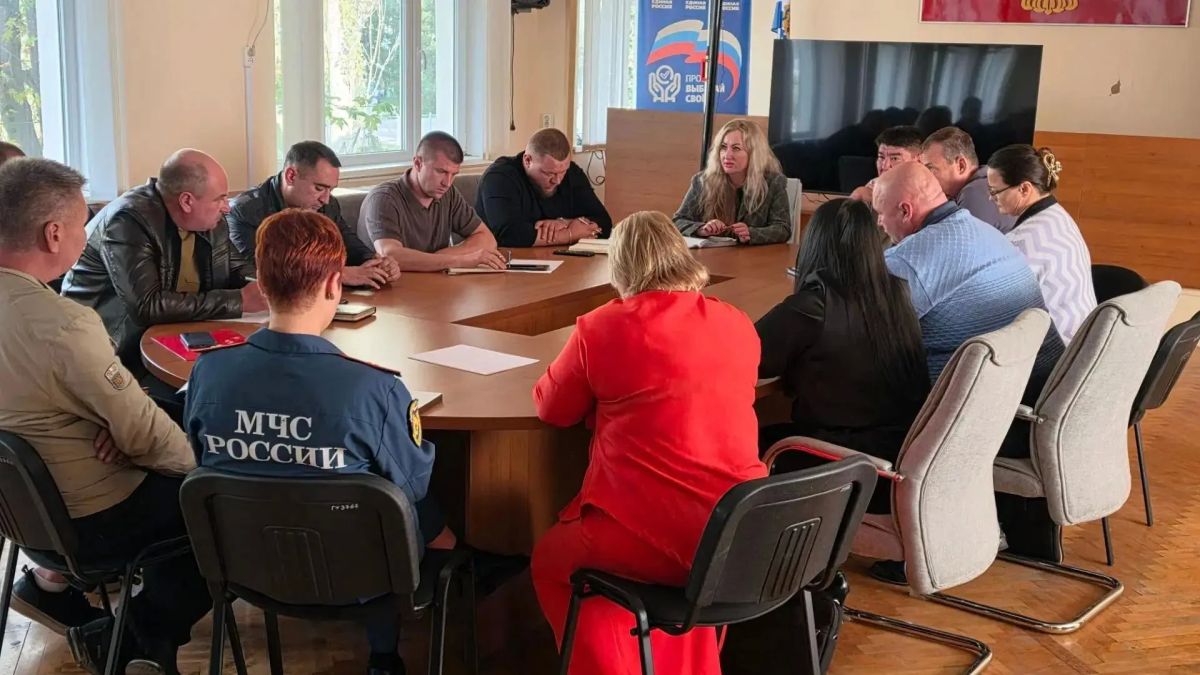 Заседание комиссии по чрезвычайным ситуациям в администрации Скадовского округа