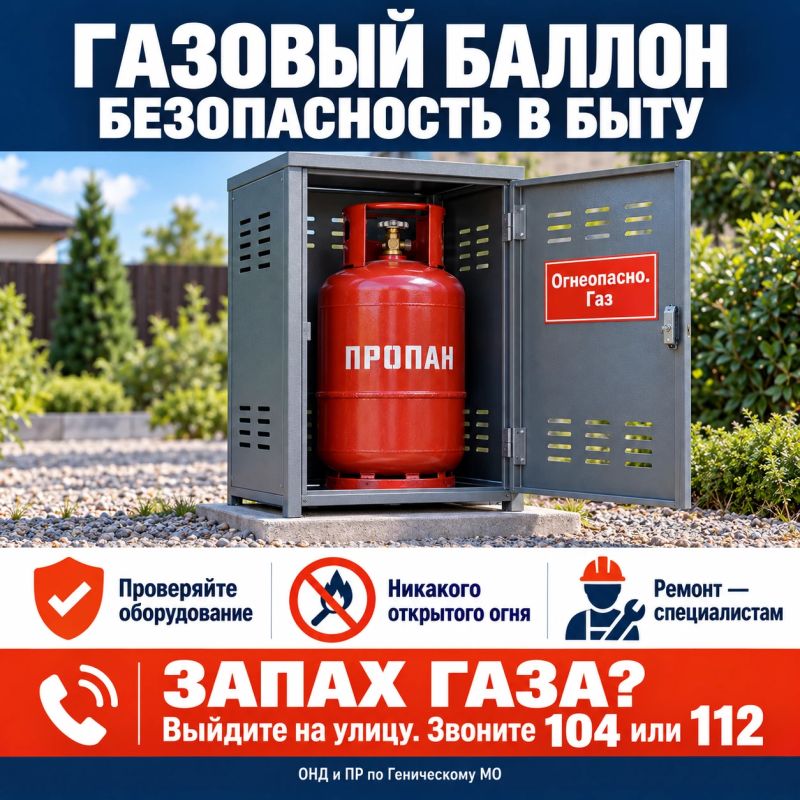 Газовый баллон в быту: правила, которые помогают сохранить жизнь