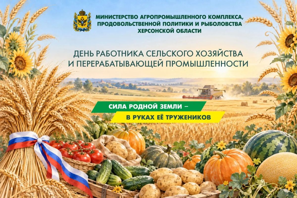 Уважаемые труженики агропромышленного комплекса Херсонской области!