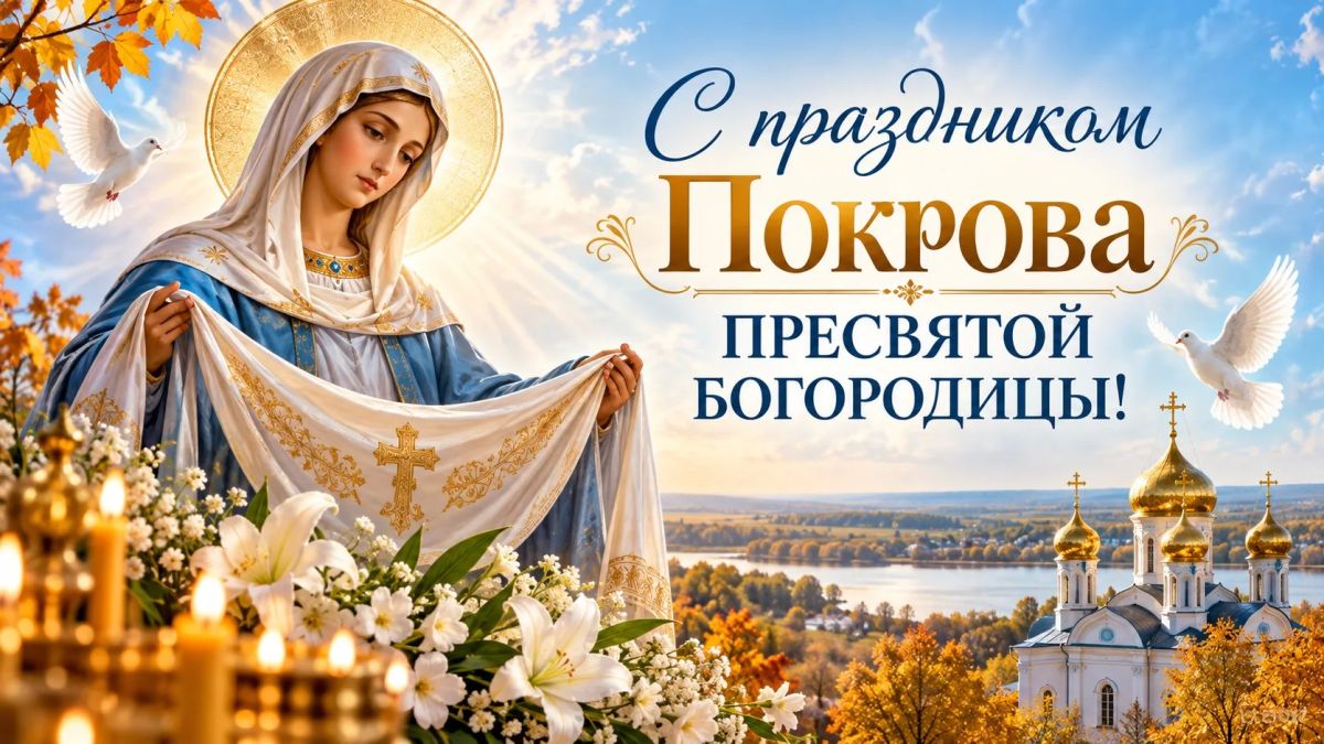 С праздником Покрова Пресвятой Богородицы!