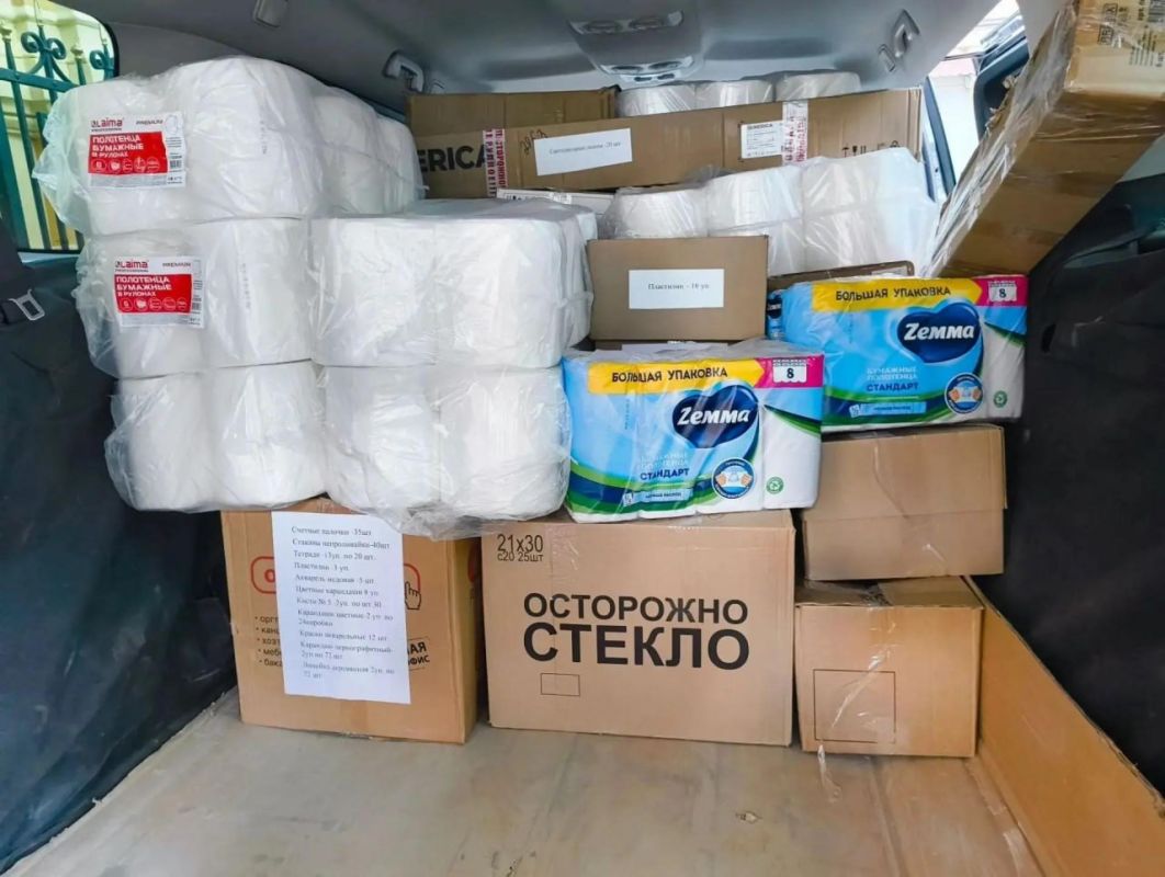 Общественная палата Краснодара передала гуманитарную помощь в Алешкинский детский дом Херсонской области