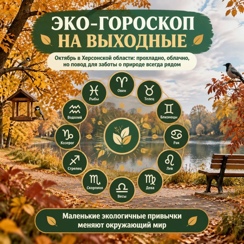 Эко-гороскоп на выходные для Херсонской области