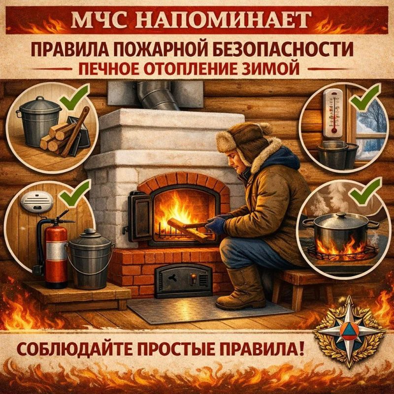 Отопительный сезон без пожаров: правила безопасности, которые сохранят жизнь