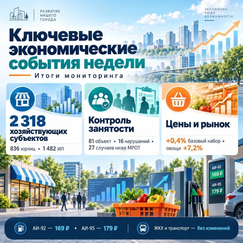 КЛЮЧЕВЫЕ ЭКОНОМИЧЕСКИЕ СОБЫТИЯ НЕДЕЛИ