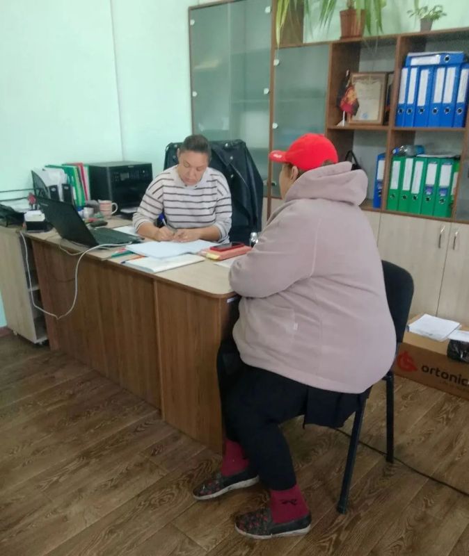 Татьяна Шавро провела личный приём граждан в Тавричанском территориальном отделе