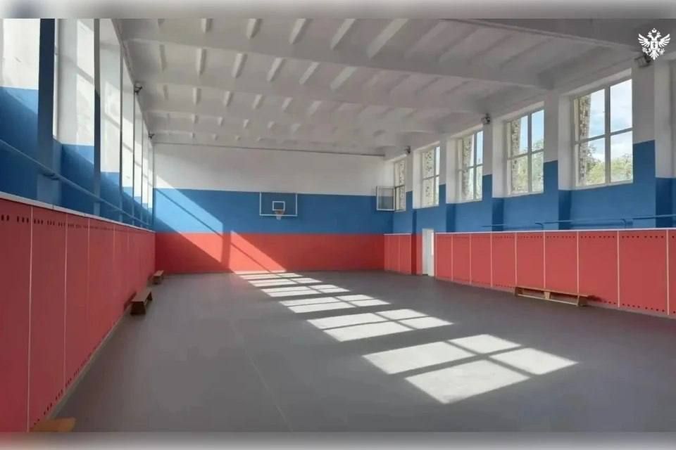В Херсонской области открыли обновленный спортзал