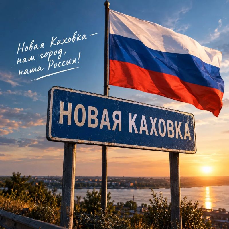 Новая Каховка — наш город, наша Россия!
