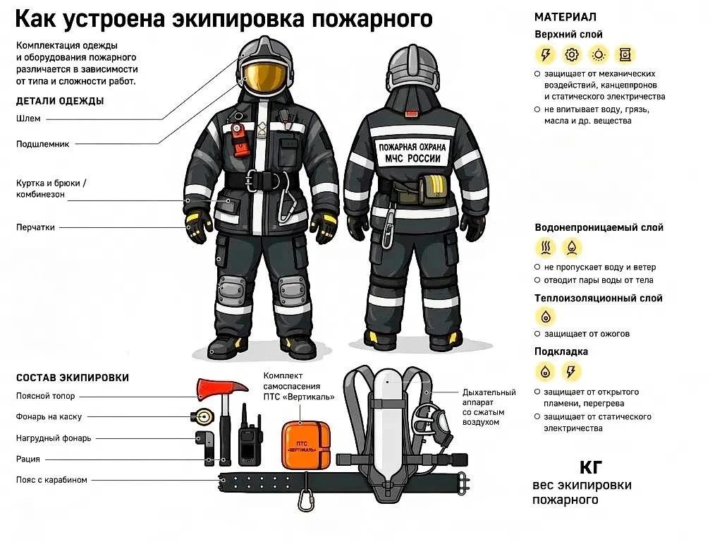 Когда мы видим пожарных на вызове, кажется — они двигаются легко и уверенно