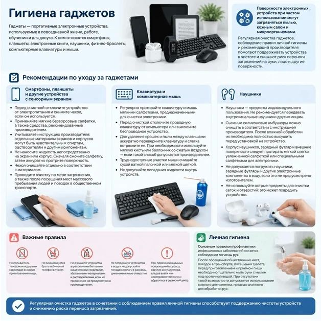 Гаджеты — портативные электронные устройства, используемые в повседневной жизни, работе, обучении и для досуга