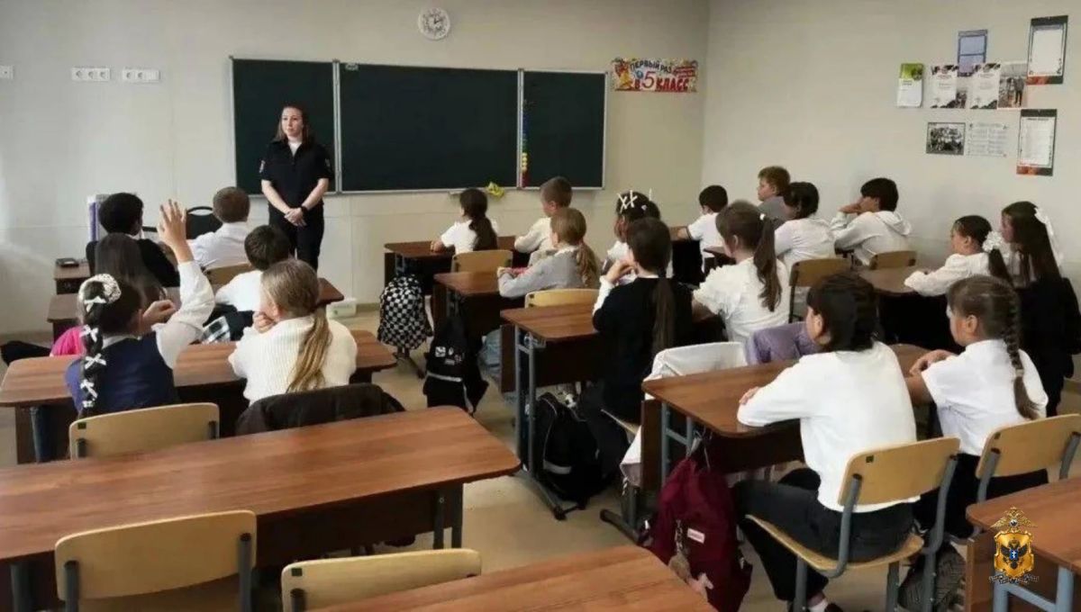 В Геническом округе инспекторы по делам несовершеннолетних провели профилактическое занятие со школьниками