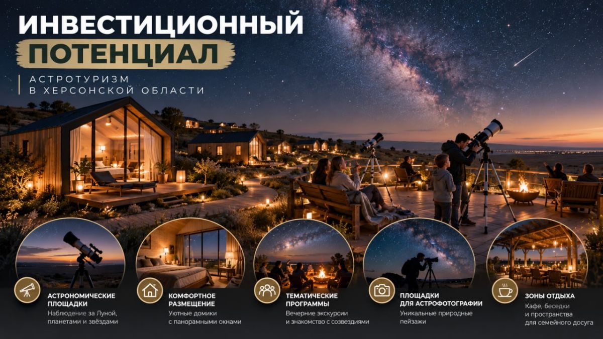 ИНВЕСТИЦИОННЫЙ ПОТЕНЦИАЛ | Астротуризм в Херсонской области