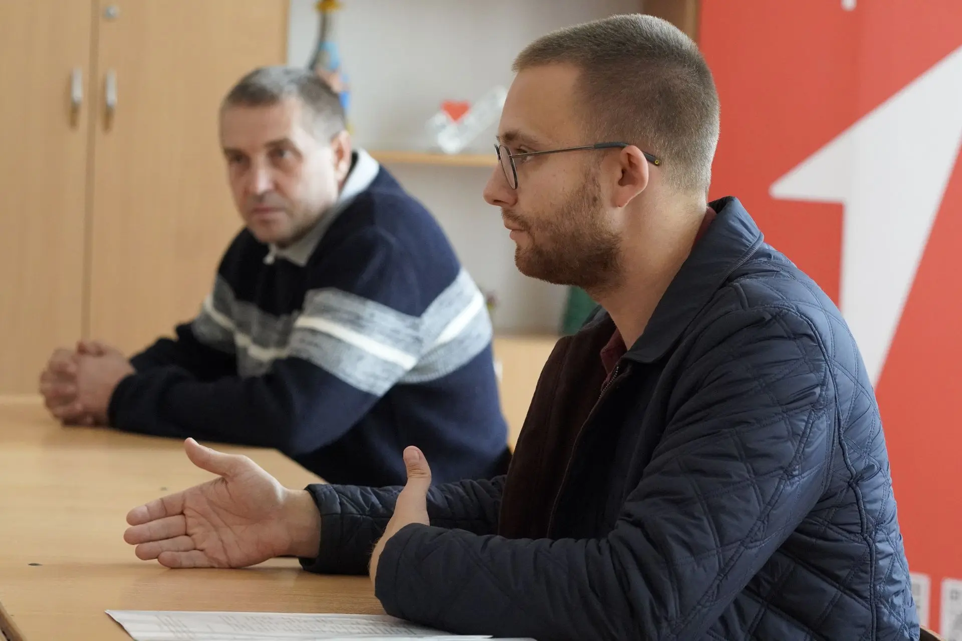 В Верхнем Рогачике вместе с врио главы округа Виталием Музыкантом провели муниципальный Координационный совет Движения Первых