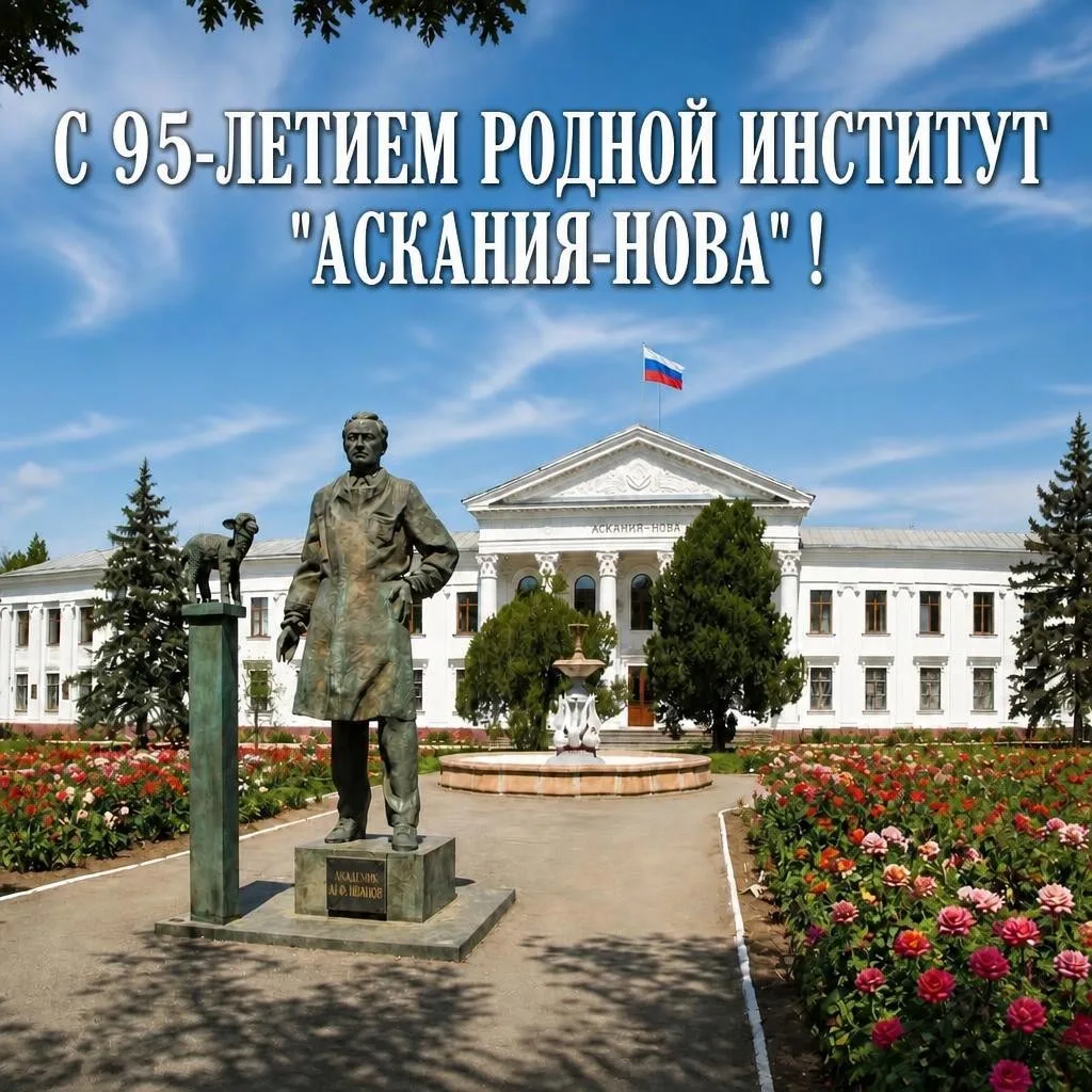 С ЮБИЛЕЕМ ,РОДНОЙ ИНСТИТУТ «АСКАНИЯ-НОВА»! НАМ 95 ЛЕТ!