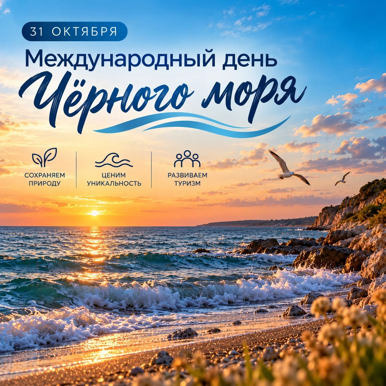 31 октября — Международный день Чёрного моря!